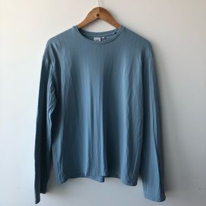 Armani Exchange Light Blue Crew Neck Sweater